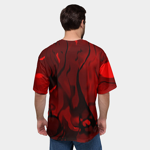 Мужская футболка оверсайз Mob Psycho 100 Rage / 3D-принт – фото 4