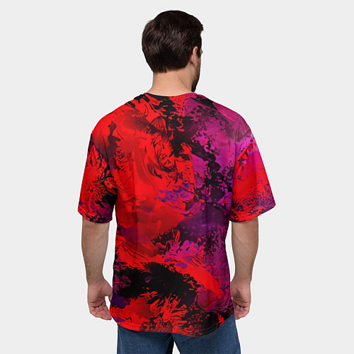 Мужская футболка оверсайз Сюгэн Ямада Асаэмон Адский рай / 3D-принт – фото 4