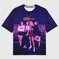 Футболка оверсайз мужская Blackpink concert, цвет: 3D-принт