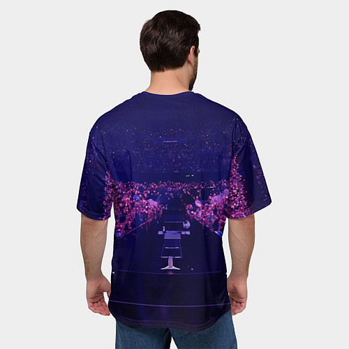 Мужская футболка оверсайз Blackpink concert / 3D-принт – фото 4
