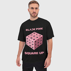 Футболка оверсайз мужская Blackpink Square up, цвет: 3D-принт — фото 2