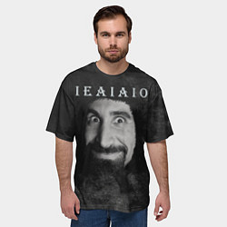 Футболка оверсайз мужская System of a Down i e a i a i o, цвет: 3D-принт — фото 2