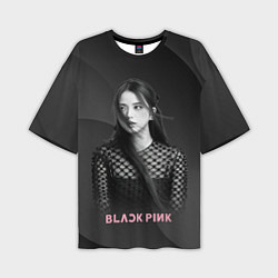 Футболка оверсайз мужская Jisoo black, цвет: 3D-принт