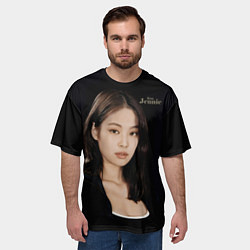 Футболка оверсайз мужская Blackpink Jennie sportswoman, цвет: 3D-принт — фото 2