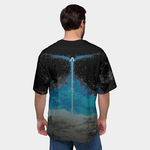 Мужская футболка оверсайз Loop Hero world / 3D-принт – фото 4