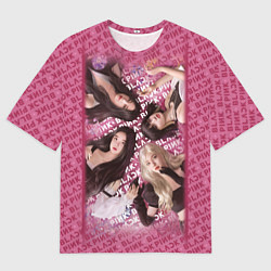 Мужская футболка оверсайз Blackpink девушки