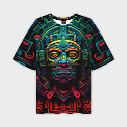 Мужская футболка оверсайз Ацтекские Боги