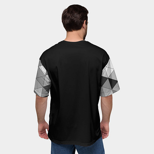 Мужская футболка оверсайз Навсегда в моём сердце / 3D-принт – фото 4