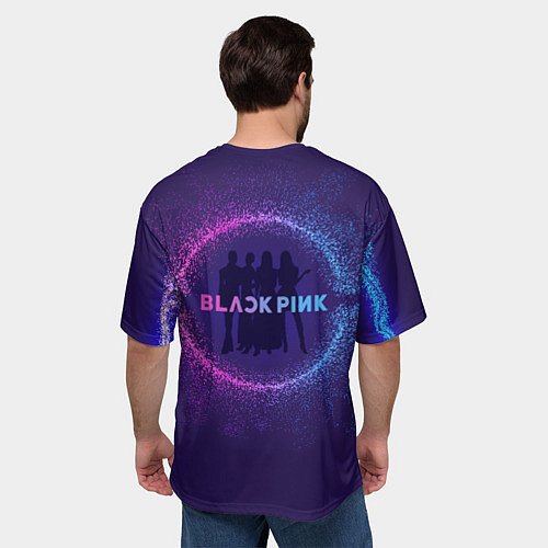 Мужская футболка оверсайз Blackpink девушки с лого / 3D-принт – фото 4