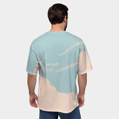 Мужская футболка оверсайз Takina Inoue and Chisato Nishikigi - Lycoris Recoi / 3D-принт – фото 4