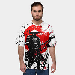 Футболка оверсайз мужская Ronin armour, цвет: 3D-принт — фото 2