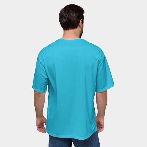 Мужская футболка оверсайз Влюблённый взгляд / 3D-принт – фото 4