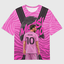 Мужская футболка оверсайз Лионель Месси ФК Интер Майами