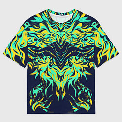 Мужская футболка оверсайз Сияние узора