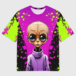 Футболка оверсайз мужская Alien - comics art style, цвет: 3D-принт