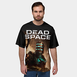 Футболка оверсайз мужская Мертвый космос, цвет: 3D-принт — фото 2