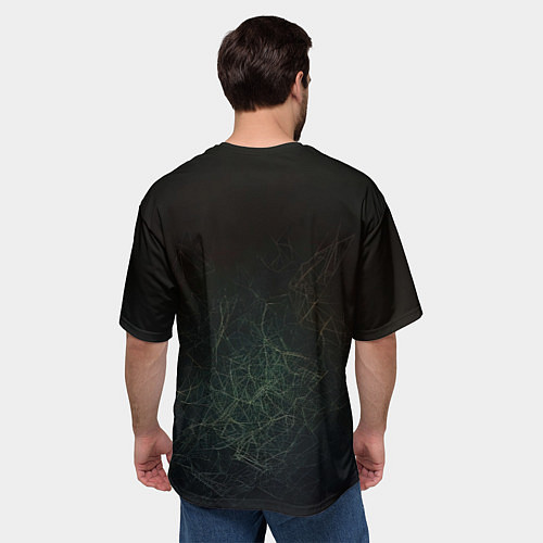 Мужская футболка оверсайз Магический кролик / 3D-принт – фото 4