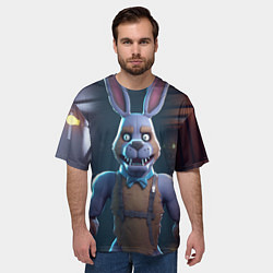 Футболка оверсайз мужская Электрический Бонни, цвет: 3D-принт — фото 2