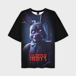 Мужская футболка оверсайз Five Nights at Freddys Bonnie