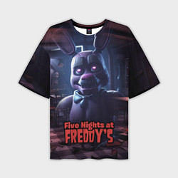 Футболка оверсайз мужская Five Nights at Freddys Bonnie, цвет: 3D-принт