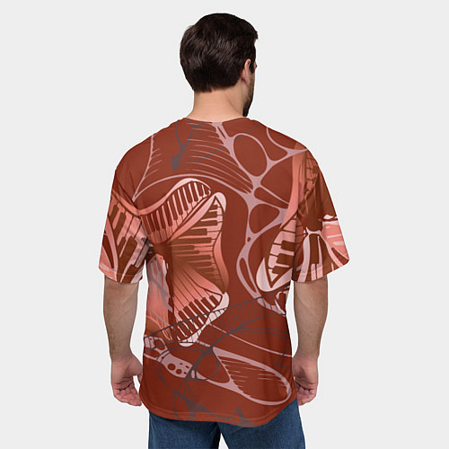 Мужская футболка оверсайз Свадебный марш / 3D-принт – фото 4