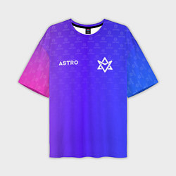 Мужская футболка оверсайз Astro pattern