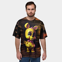 Футболка оверсайз мужская Spring Bonnie Five Nights at Freddys, цвет: 3D-принт — фото 2