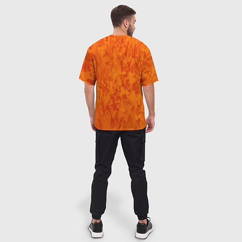 Мужская футболка оверсайз Дизайн Trendy / 3D-принт – фото 4