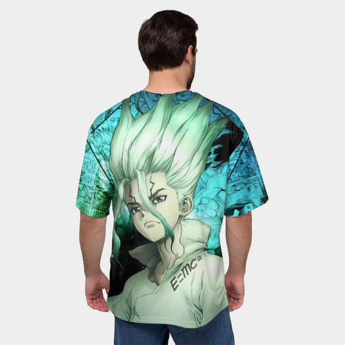 Мужская футболка оверсайз Доктор Стоун Сэнку Исигами / 3D-принт – фото 4