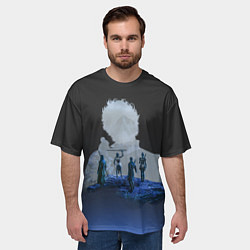 Футболка оверсайз мужская Baldurs Gate III ART, цвет: 3D-принт — фото 2