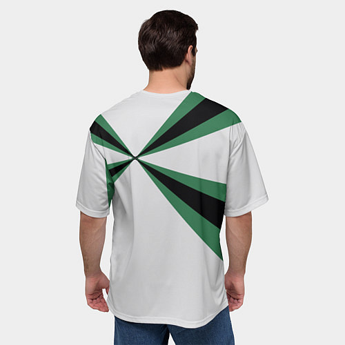 Мужская футболка оверсайз Железнодорожные войска / 3D-принт – фото 4