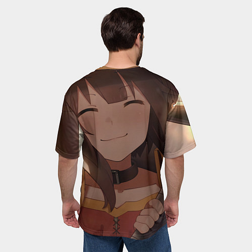 Мужская футболка оверсайз Коносуба Мэгумин / 3D-принт – фото 4