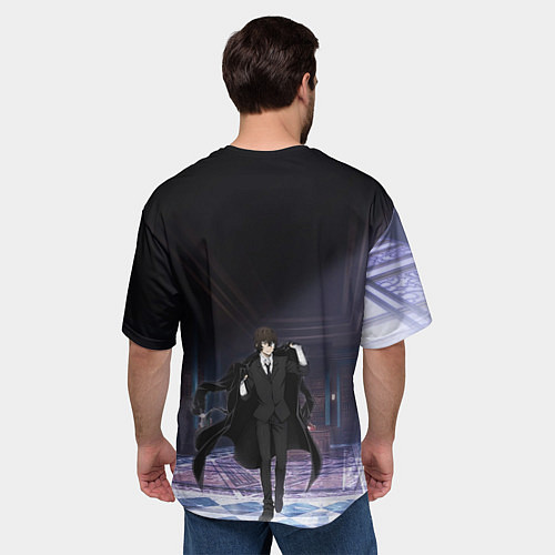 Мужская футболка оверсайз Дазай - великий из бродячих псов / 3D-принт – фото 4