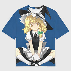 Футболка оверсайз мужская Touhou Project Мариса Кирисаме, цвет: 3D-принт