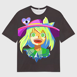 Мужская футболка оверсайз Touhou Project Койши Комейдзи