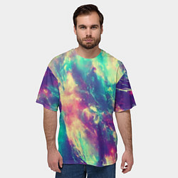Футболка оверсайз мужская Яркая футболка кислота, цвет: 3D-принт — фото 2