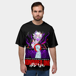Футболка оверсайз мужская Сатору Годжо избранный, цвет: 3D-принт — фото 2