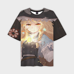 Мужская футболка оверсайз Touhou Project Marisa Kirisame