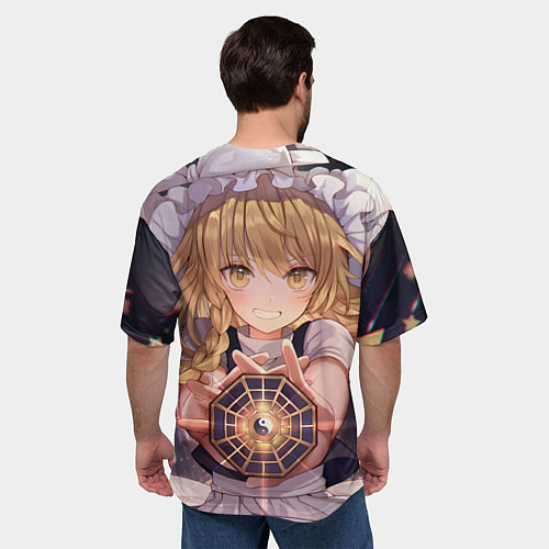 Мужская футболка оверсайз Touhou Project Marisa Kirisame / 3D-принт – фото 4