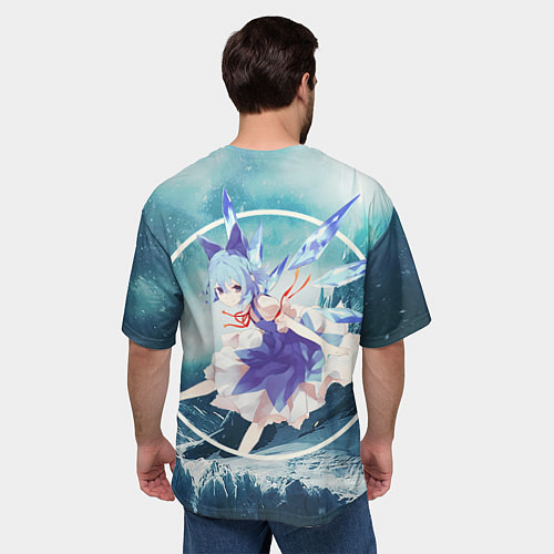 Мужская футболка оверсайз Touhou Project Чирно / 3D-принт – фото 4
