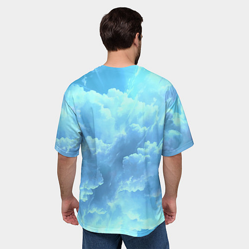 Мужская футболка оверсайз Реинкарнация безработного - персонажи / 3D-принт – фото 4