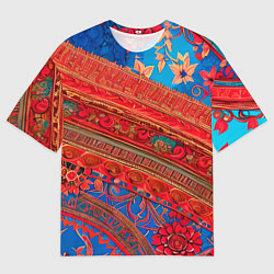 Футболка оверсайз мужская Воздушные Узоры, цвет: 3D-принт