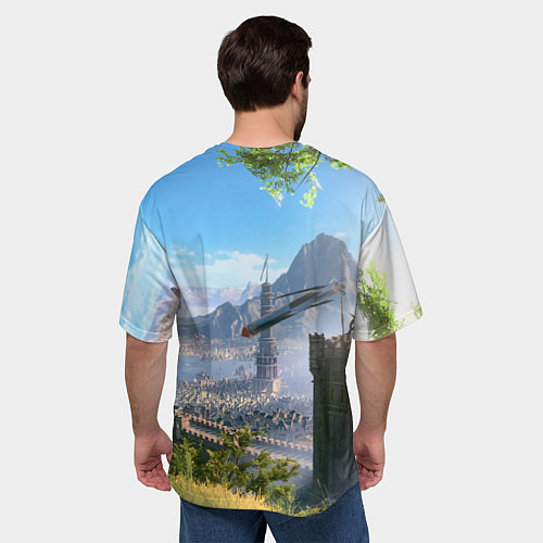 Мужская футболка оверсайз Врата Балдура - Baldurs Gate 3 / 3D-принт – фото 4
