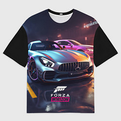 Футболка оверсайз мужская Forza Horizon street racing, цвет: 3D-принт