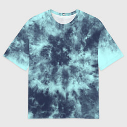 Мужская футболка оверсайз Tie-Dye дизайн