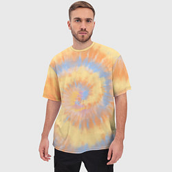 Футболка оверсайз мужская Tie-Dye дизайн, цвет: 3D-принт — фото 2