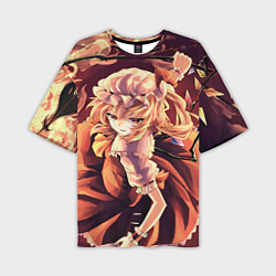 Мужская футболка оверсайз Touhou Project Фландр Scarlet