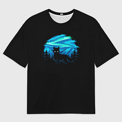 Футболка оверсайз мужская Северный лис, цвет: 3D-принт