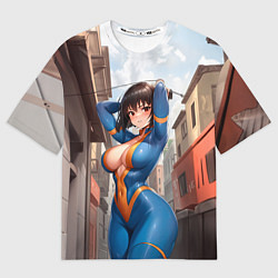 Футболка оверсайз мужская Girl anime Fallout, цвет: 3D-принт