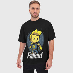 Футболка оверсайз мужская Fallout boy, цвет: 3D-принт — фото 2